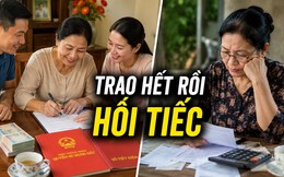 Tôi sang tên nhà cho con trai, đưa hết tiền tiết kiệm cho con gái: Đến tuổi già mới hiểu, sai lầm lớn nhất là không để lại cho mình một lối thoát