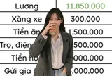 Bảng chi tiêu KHÔNG THỂ TỐI GIẢN HƠN của cô gái 23 tuổi lương gần 12 triệu