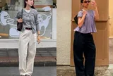 Hết thời quần ống loe, barrel pants đang "lên ngôi": Giấu khuyết điểm cực khéo, mặc lên trông có gu hơn hẳn