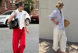 Quần ống rộng đang "thất sủng", Hè này hội sành mặc đồng loạt chuyển sang kiểu quần vừa mát vừa sang