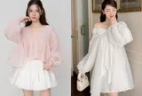 Diện áo, váy babydoll đúng cách, nàng công sở trẻ trung hơn cả chục tuổi mà không sợ "cưa sừng"