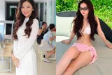 Hot girl Gia Lai sở hữu nhan sắc trong veo như nữ sinh, từng làm mẫu ảnh, nay lên đồ lộ rõ eo thon, dáng vóc cực nuột