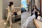 Phụ nữ thanh lịch cứ diện 1 giày - 1 quần: Đơn giản, sang và không lo kén dáng