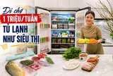 Mẹ bầu 5 tháng ở Hà Nội đi chợ 1 lần cho cả tuần: Ngân sách 1 triệu đồng, mở tủ lạnh là “có cả siêu thị”
