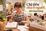 Gia đình 6 người, 4 con, đã có nhà vẫn tiêu 44 triệu/tháng: Riêng tiền ăn 18 triệu khiến dân mạng tranh luận