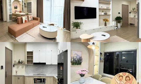 Rời nhà đất 4 tầng lên chung cư, mẹ trẻ Thanh Hoá chi 2,3 tỷ đồng biến căn hộ 64m2 thành tổ ấm khiến ai nhìn cũng thích...