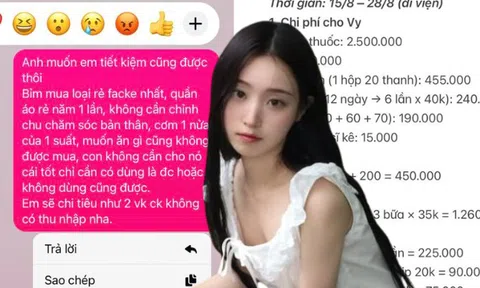 Chồng không cho đi làm, tiêu gì cũng bắt "sao kê": Đoạn tin nhắn khiến tất cả xót xa!