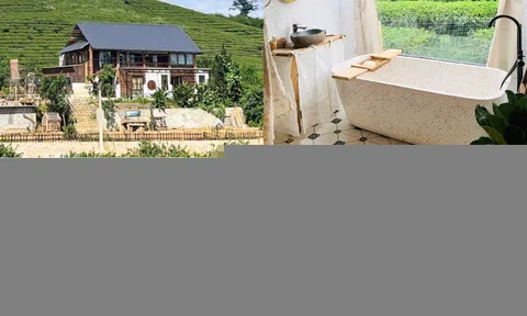 Bỏ phố về cao nguyên, cặp vợ chồng trẻ chi 2 tỷ đồng xây ngôi nhà gỗ đẹp như tranh giữa đồi chè xanh ngát