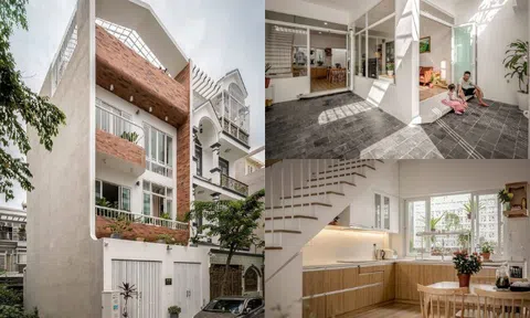 Sau nhiều năm ở trọ, cặp vợ chồng 3 con Bình Phước xây được căn nhà 3 tầng 2,4 tỷ, phủ màu trắng tuyệt đẹp
