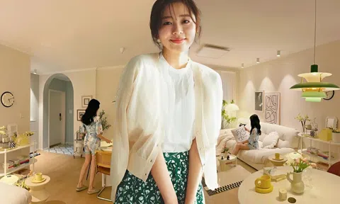 Căn hộ 76m² của người phụ nữ 32 tuổi được trang trí khéo đến mức gần như không cần dọn vẫn sạch bong kin kít