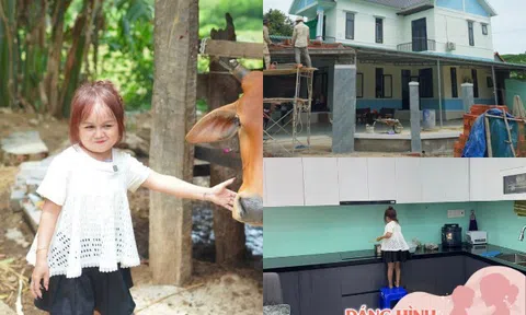 “Cô gái tí hon” người đồng bào Hrê xây nhà 2 tầng 1,5 tỷ báo hiếu, bố mẹ nhìn thành quả tưởng nằm mơ