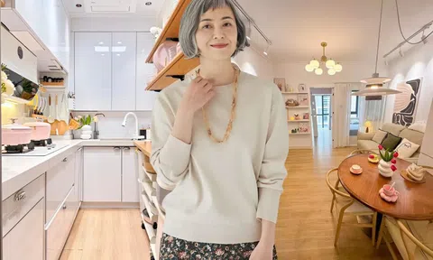 Căn bếp 3m² của người phụ nữ trung niên khiến mạng xã hội trầm trồ: Nhỏ nhưng sang, gọn, như một góc sống trong mơ