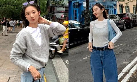 5 món đồ mùa đông hội sành thời trang luôn kết hợp với áo trắng dài tay, mặc đẹp chưa bao giờ đơn giản đến thế