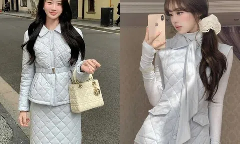 Mốt áo phao phong cách "tiểu thư tài phiệt"