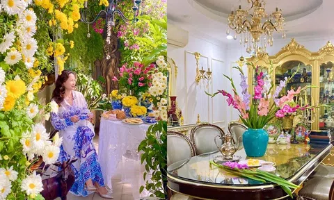 Căn hộ 156m² ngập hoa của vợ chồng U60 ở Hà Nội - nơi tuổi trung niên chậm lại và an yên