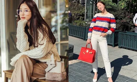 Mặc áo len cổ lọ hay cổ tròn để trông gầy hơn? Chị em có gu luôn dùng công thức này để không bao giờ sai