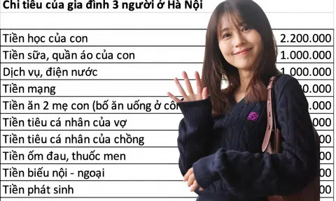 Thu nhập 63 triệu, gia đình Hà Nội tiêu 16 triệu/tháng: Bị mỉa mai hà tiện, nhưng khi biết lý do ai cũng câm nín