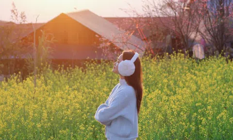 Bản "cổ tích giữa lưng chừng trời" ở Lai Châu, hoa đào, hoa cải nở đẹp như tranh