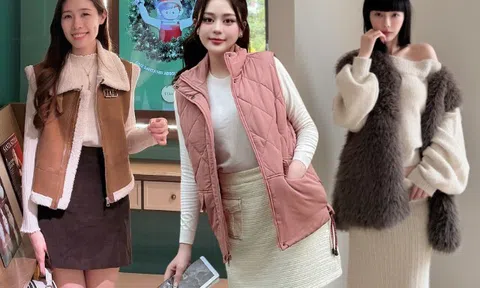 Áo khoác gile đang "hot rần rần" mùa lạnh, 5 kiểu đẹp nhất chị em mua ngay, mặc liền từ bây giờ tới Tết