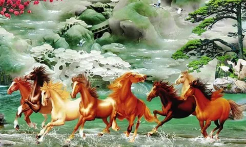 Tại sao bức tranh phong thủy "mã đáo thành công" luôn có tám con ngựa? Đây là 12 sự thật thú vị về loài vật này