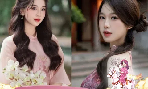 Những kiểu tóc hợp với áo dài khi đi chơi Tết, vừa tôn lên ngũ quan hài hòa lại giúp chị em trẻ xinh