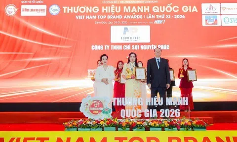TOP 12 Thương Hiệu Mạnh Quốc Gia 2026: Chỉ sợi Nguyên Phúc ghi dấu ấn với nền tảng sản xuất bền vững