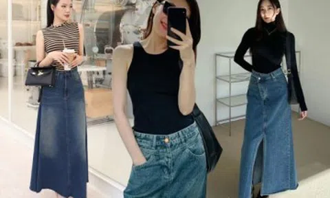 Mẫu váy dài hot nhất Xuân Hè này: Mặc lên như trẻ lại chục tuổi, phối với sơ mi hay áo phông đều đẹp long lanh