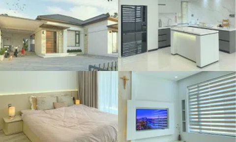 Mẹ đảm Nha Trang tiết kiệm nhiều năm xây được căn nhà sân vườn 2 tỷ, rộng 135m2, thiết kế đơn giản nhưng có gu