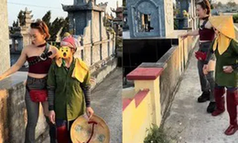 Đóng giả khách Hàn đòi bà cô dẫn đi khám phá nghĩa trang, diễn biến sau đó hút 10 triệu lượt xem