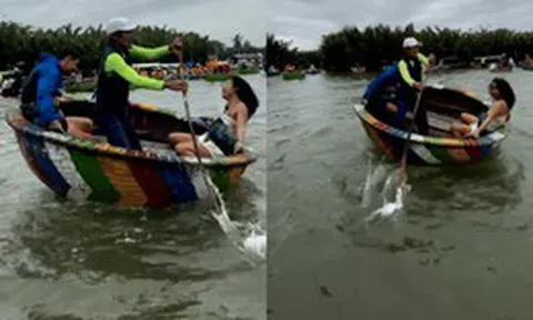 Khách Tây chấp nhận trả 200k để được xoay như chong chóng giữa bờ sông Việt