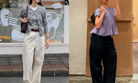 Hết thời quần ống loe, barrel pants đang "lên ngôi": Giấu khuyết điểm cực khéo, mặc lên trông có gu hơn hẳn