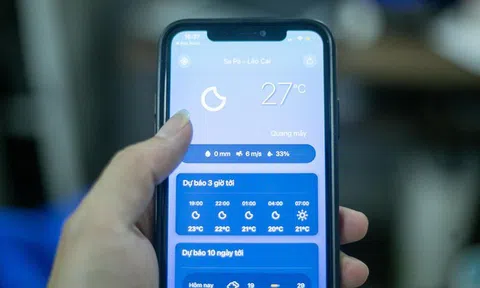 Có gì trong app “Thời tiết Việt Nam” vừa ra mắt, dùng miễn phí trên smartphone?