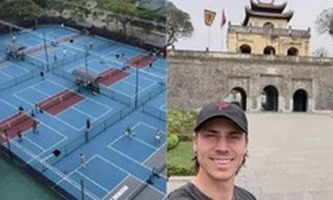 Khách Tây bất ngờ vì thói quen chơi Pickleball bất chấp ngày đêm của người Việt
