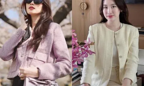 Kiểu áo khoác cứ mặc là đẹp đang được hội chị em thi nhau sưu tầm, đến cả "dâu hào môn" cũng phải mê