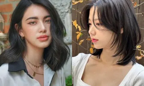 Nàng mặt tròn muốn để tóc ngang vai, thử ngay 14 kiểu trẻ trung “hack” mặt thon gọn, được chị em yêu thích nhất