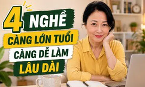 4 nghề “không cần trẻ vẫn kiếm tốt”: Càng lớn tuổi càng dễ làm lâu dài, nhiều người sau tuổi 45 đang chuyển hướng