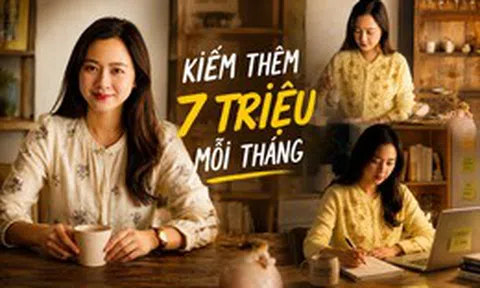 Ngoài lương chính, tôi kiếm thêm 7 triệu/tháng nhờ một việc làm sau 8 giờ tối: Cuộc sống thay đổi rõ sau tuổi 40