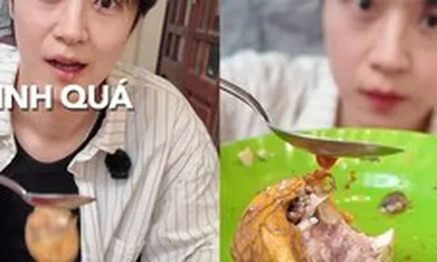 Khách Hàn lấy hết can đảm thử món độc đáo nhất tại Việt Nam, cái kết khiến nhiều người bất ngờ