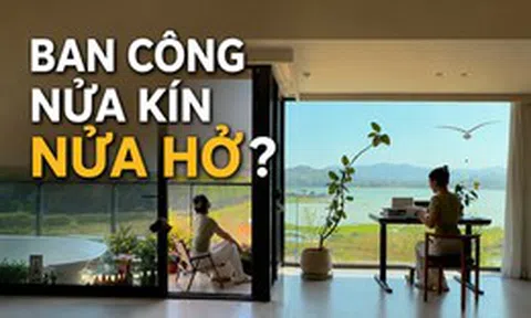 “Ban công nửa kín nửa hở”: Cách thiết kế đang khiến nhiều gia đình mê mẩn vì vừa đẹp vừa sống thoải mái hơn