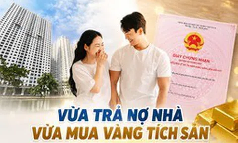 Thu nhập 53 triệu, vợ chồng trẻ ở Long Biên, Hà Nội tiêu 22 triệu/tháng, còn lại vừa trả nợ gần nửa tỷ tiền nhà, vừa tiết kiệm đều đặn mua vàng tích lũy mỗi tháng