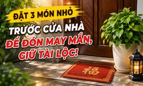 Người xưa dặn: Trước cửa nhà nên có 3 thứ này để đón may mắn, giữ tài lộc và tăng sinh khí cho cả gia đình