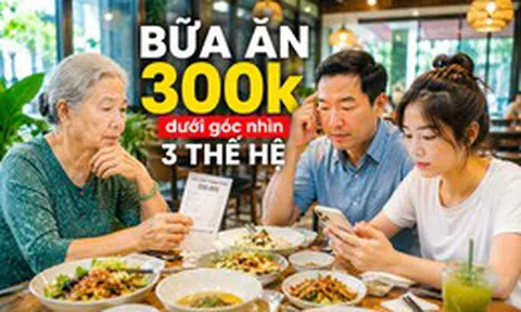 Một bữa ăn 300.000 đồng: Vì sao ông bà, bố mẹ và Gen Z không bao giờ đồng ý với nhau?