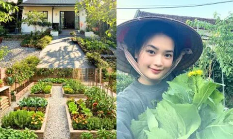 Không thể mua nhà Hà Nội, gái xinh 9X về Bắc Ninh vay tiền xây tổ ấm 85m2 xinh như mộng, vườn trồng đầy hoa trái