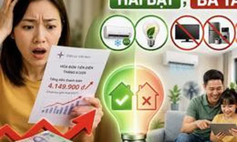 Hóa đơn tiền điện tháng 6 tăng vọt: Ngành điện khuyến nghị người dân ghi nhớ quy tắc "Hai bật, Ba tắt" để tiết kiệm chi phí