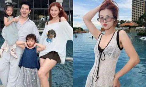 Mỹ nhân Hà thành sau sinh 2 con liền thăng hạng sắc vóc, gu mặc "đo ni đóng giày" khiến chồng doanh nhân mê mệt