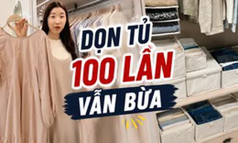 Dọn tủ quần áo 100 lần vẫn bừa, mua đủ loại hộp đựng vẫn vô ích, tôi mới nhận ra bí quyết nằm ở điều cuối cùng