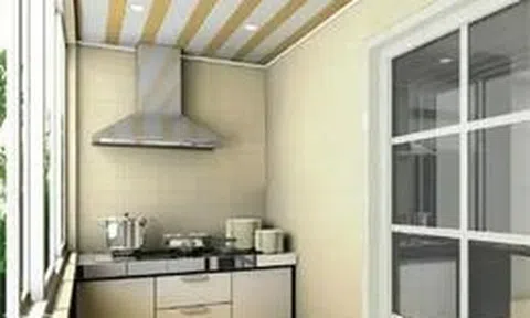 Lời khuyên cho những gia đình đang đặt bếp ở ban công