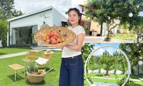 Cặp vợ chồng Lâm Đồng xây ngôi nhà phủ màu trắng giữa khu vườn rộng 6000m², chỉ 1,15 tỷ đồng nhưng đẹp như tranh