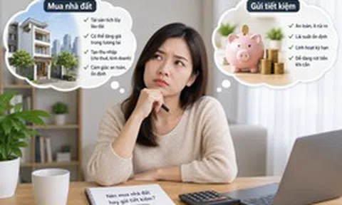 Nên mua nhà đất hay gửi tiết kiệm lúc này?