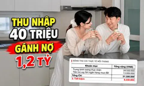 Thu nhập 40 triệu/tháng, gánh nợ 1,2 tỷ mua đất: Vợ chồng Hà Nội vẫn để dành 8,2 triệu mỗi tháng nhờ cách chia tiền này